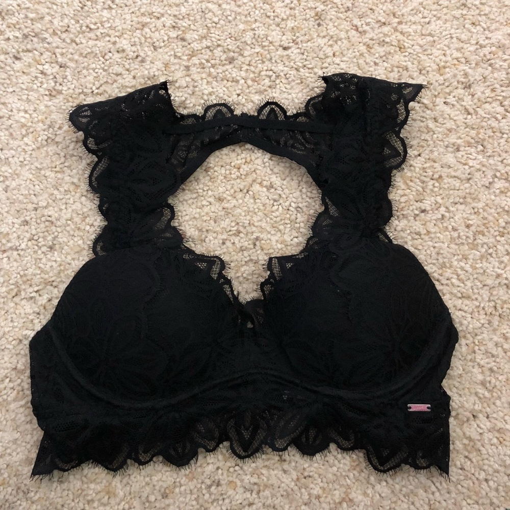 Victoria Secret Black Lace Bralette/Bra